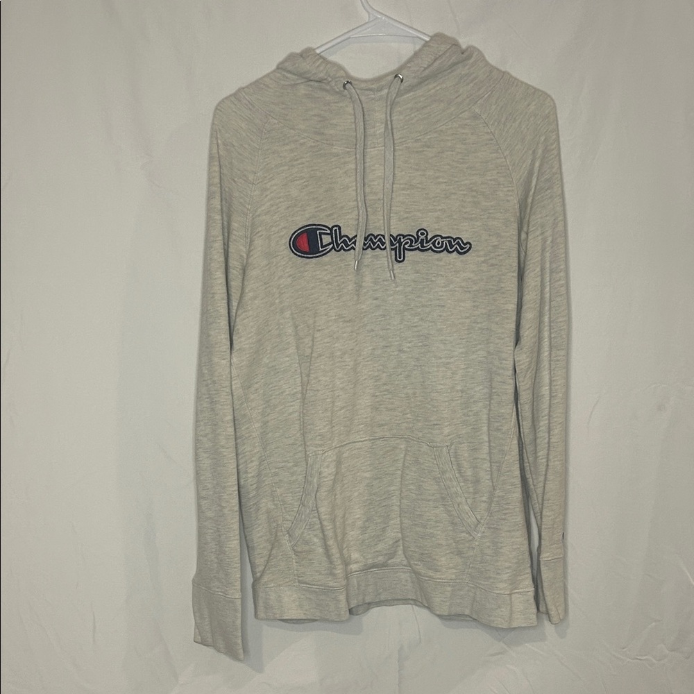 Champion Light Gray Pullover Hoodie
